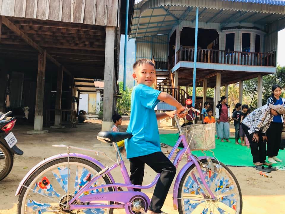 Biking to Bak Kam Sunday School