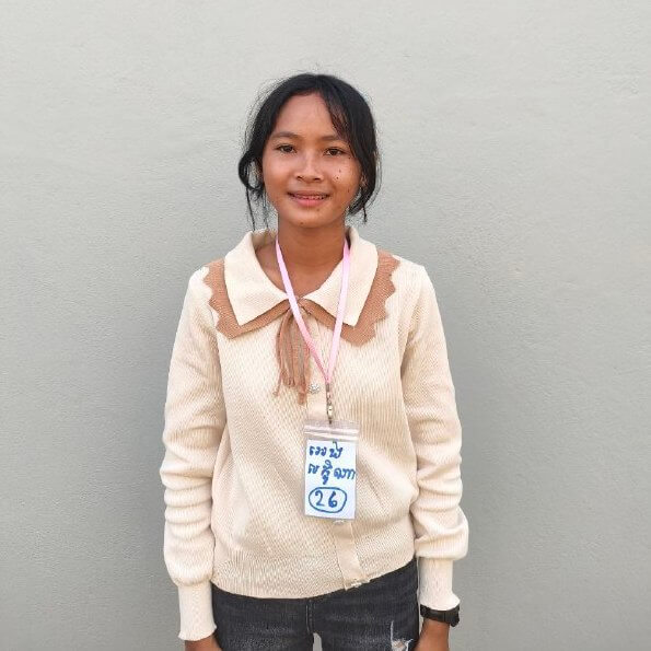 Leakna  - new 10th grade Plas Prai student.